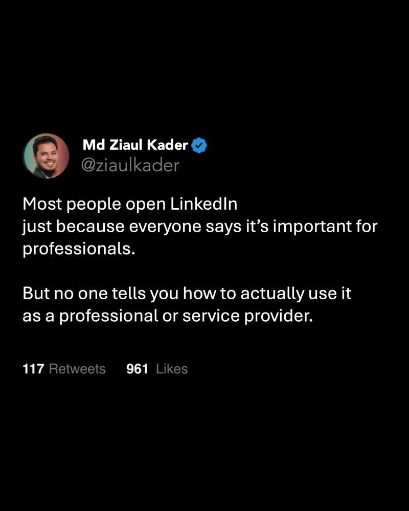 If your LinkedIn profile can’t sell for you, no DM ever will.
