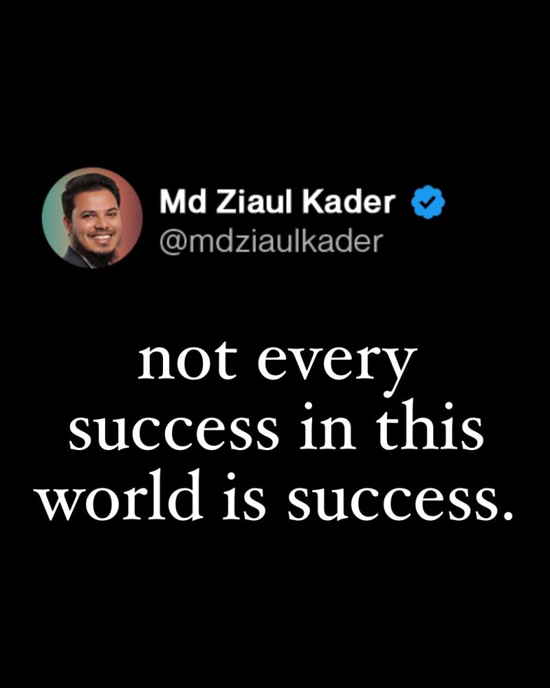 I have only one success metric. And that is Jannah.